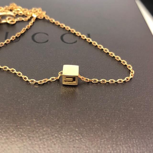 GUCCI グッチ 18金 キューブ ネックレス シトリン