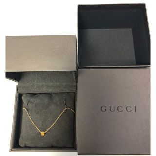 Gucci - GUCCI グッチ 18金 キューブ ネックレス シトリンの通販 by