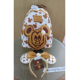 WDW ディズニーラウンジフライ　ミッキーワッフル　リュック