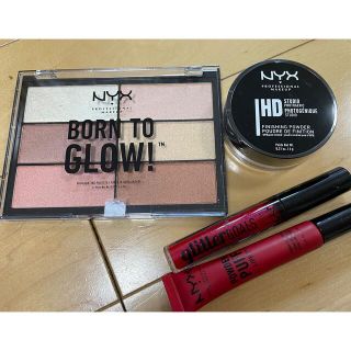 エヌワイエックス(NYX)のお値下げ❗️ＮＹＸ　大会セット　ボーントゥーグロー　パウダー　リップ(その他)