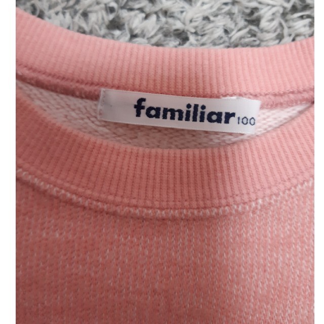 familiar(ファミリア)のfamiliar　100 トレーナー キッズ/ベビー/マタニティのキッズ服女の子用(90cm~)(Tシャツ/カットソー)の商品写真