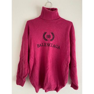 バレンシアガ(Balenciaga)のバレンシア ピンク カシミヤ【最終値下げ】(ニット/セーター)