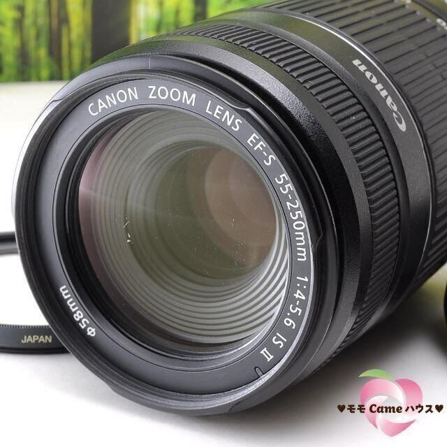 キャノン望遠レンズ☆EF-S 55-250mm手ブレ補正つき☆2320-1