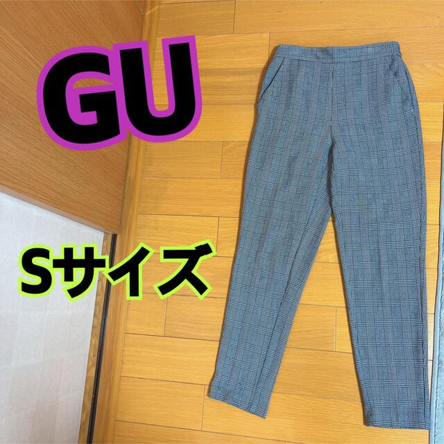 GU(ジーユー)のGU★起毛タックテーパードパンツ★グレンチェック★ストレッチパンツ レディースのパンツ(カジュアルパンツ)の商品写真