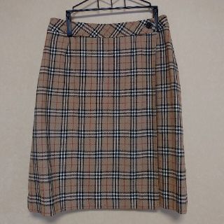 バーバリーブルーレーベル(BURBERRY BLUE LABEL)のバーバリー・ブルーレーベル 巻きスカート(ひざ丈スカート)