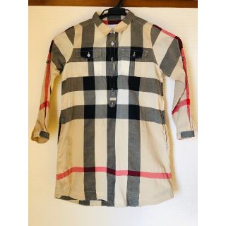 バーバリー(BURBERRY)ののんたん様専用❗️バーバリー☆シャツワンピース128(ワンピース)