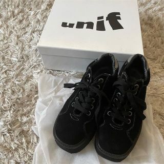 ユニフ(UNIF)のUNIF ブーツ　厚底　(ブーツ)