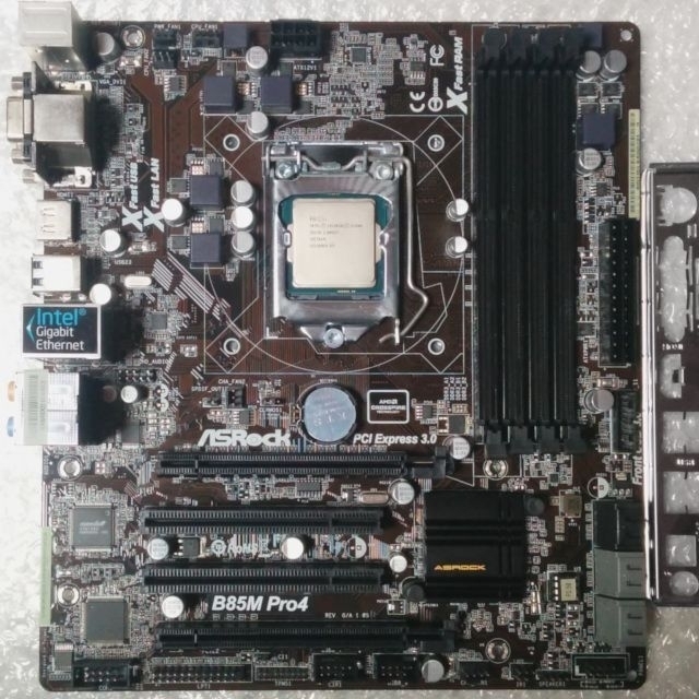 動作品 ASRock B85M Pro4＋Celeron G1840 箱付属 | フリマアプリ ラクマ