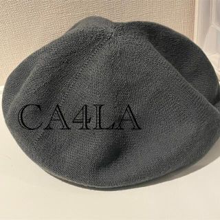 カシラ(CA4LA)のCA4LA ベレー帽 グレー(ハンチング/ベレー帽)