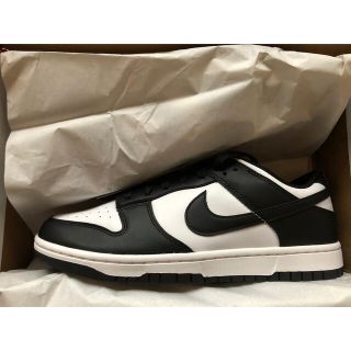 ナイキ(NIKE)のUS9 27 NIKE DUNK LOW RETRO 白黒 PANDA(スニーカー)