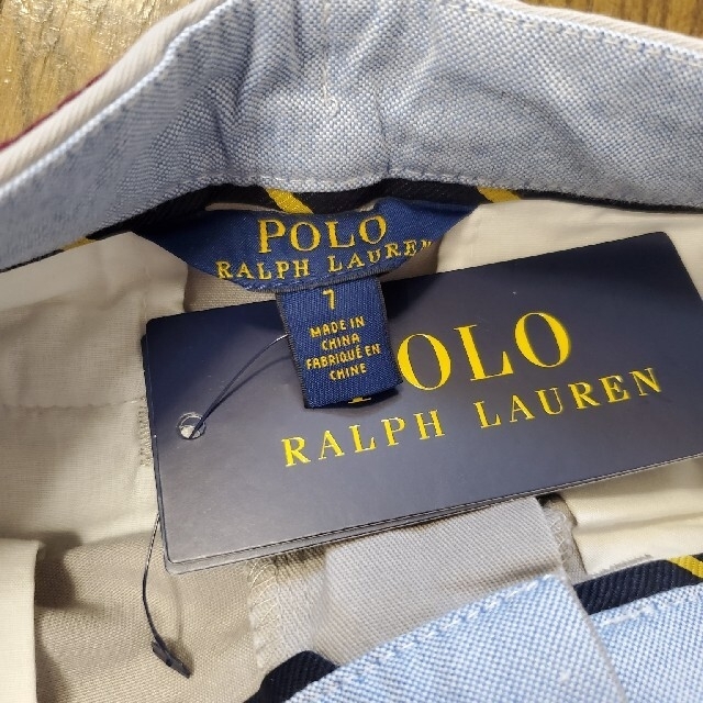 POLO RALPH LAUREN(ポロラルフローレン)のバックル付  パンツ  グレー キッズ/ベビー/マタニティのキッズ服男の子用(90cm~)(パンツ/スパッツ)の商品写真