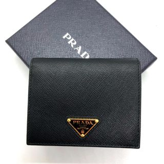 プラダ(PRADA)の未使用品 PRADA サフィアーノ レザー 折り財布 プラダ(財布)