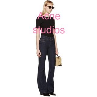 アクネ(ACNE)のacnestudios デニム　インディゴ　フレアサイズ25(デニム/ジーンズ)