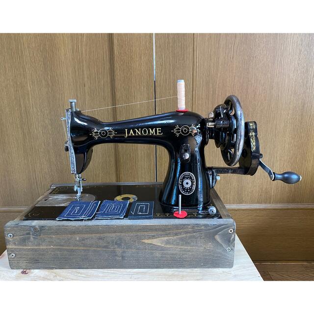 ☆セール30%OFF☆ 【金色土台!上糸00下糸0番対応】手回しミシン