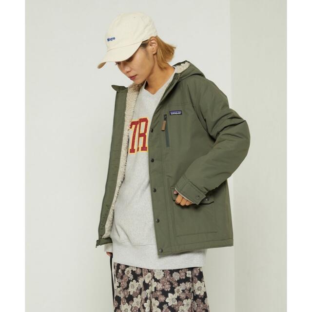 美品 patagonia ボーイズインファーノジャケット オリーブ XL - ブルゾン