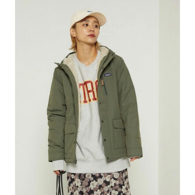 美品 patagonia ボーイズインファーノジャケット オリーブ XL - ブルゾン