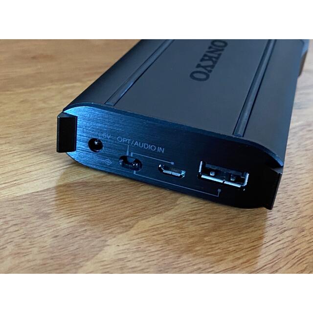 ONKYO(オンキヨー)のONKYO DAC内蔵ポータブルヘッドホンアンプ DAC-HA200(B) スマホ/家電/カメラのオーディオ機器(アンプ)の商品写真