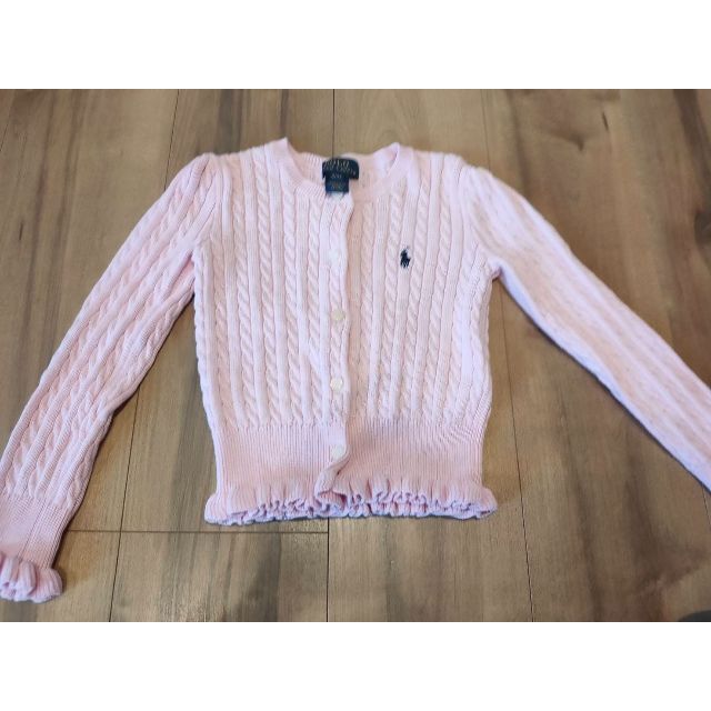 POLO RALPH LAUREN(ポロラルフローレン)のラルフローレン　カーディガン キッズ/ベビー/マタニティのキッズ服女の子用(90cm~)(カーディガン)の商品写真