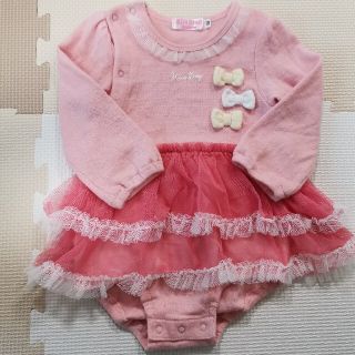 ベベ(BeBe)のbebe Kiss Drop baby 80cm 長袖ロンパース(ロンパース)