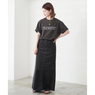 スピックアンドスパン(Spick & Span)のSpick & Span コーデュロイマキシスカート 36(ロングスカート)