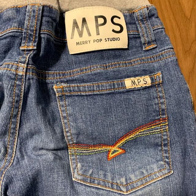 MPS(エムピーエス)のMPS デニムパンツ キッズ/ベビー/マタニティのキッズ服女の子用(90cm~)(パンツ/スパッツ)の商品写真