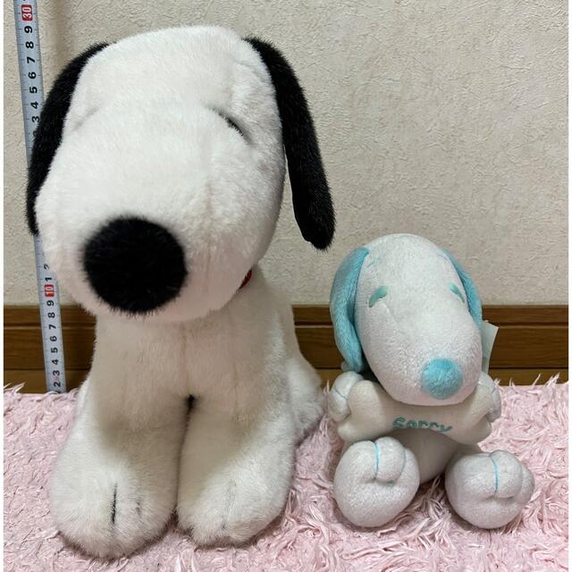 SNOOPY(スヌーピー)のスヌーピー ぬいぐるみ 2体 エンタメ/ホビーのおもちゃ/ぬいぐるみ(ぬいぐるみ)の商品写真