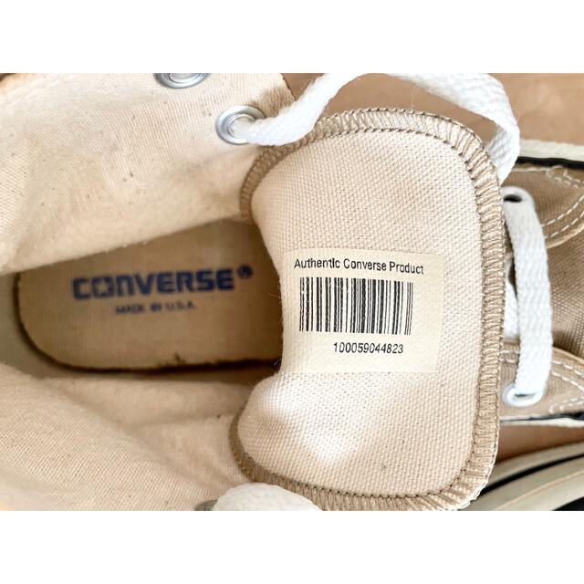 CONVERSE(コンバース)の（専用）Converse All Star Hi brown 22.5 USA製 レディースの靴/シューズ(スニーカー)の商品写真