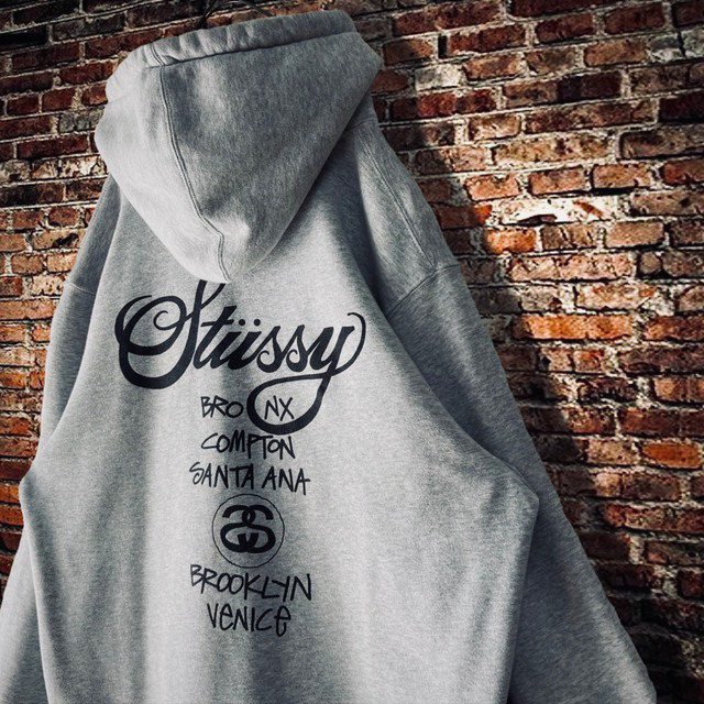 STUSSY ワールドツアーパーカー