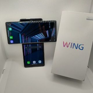 エルジーエレクトロニクス(LG Electronics)の【値下げ】LG WING LM-F100N 5G 128GB SIMフリー(スマートフォン本体)