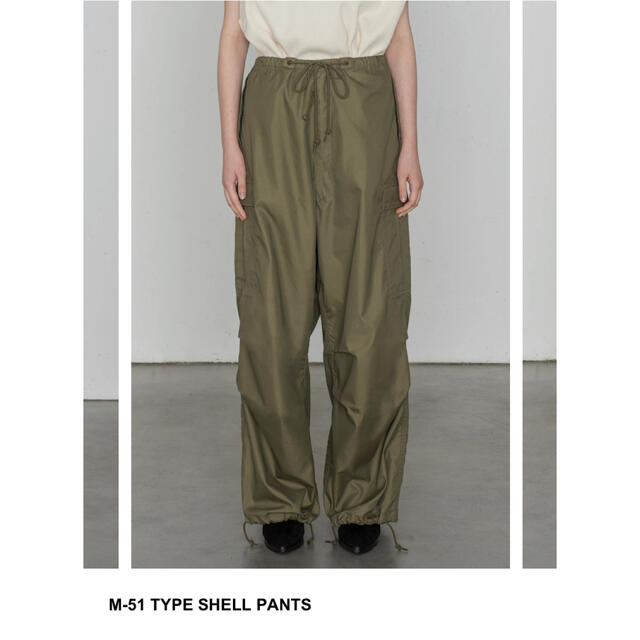 出産祝い M-51 HYKE - HYKE TYPE PANTS SHELL ワークパンツ/カーゴ