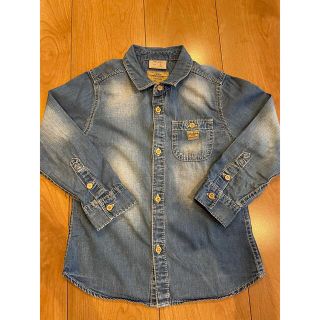 ザラキッズ(ZARA KIDS)のZARA ザラ　デニムシャツ　長袖　110㎝　5歳(Tシャツ/カットソー)