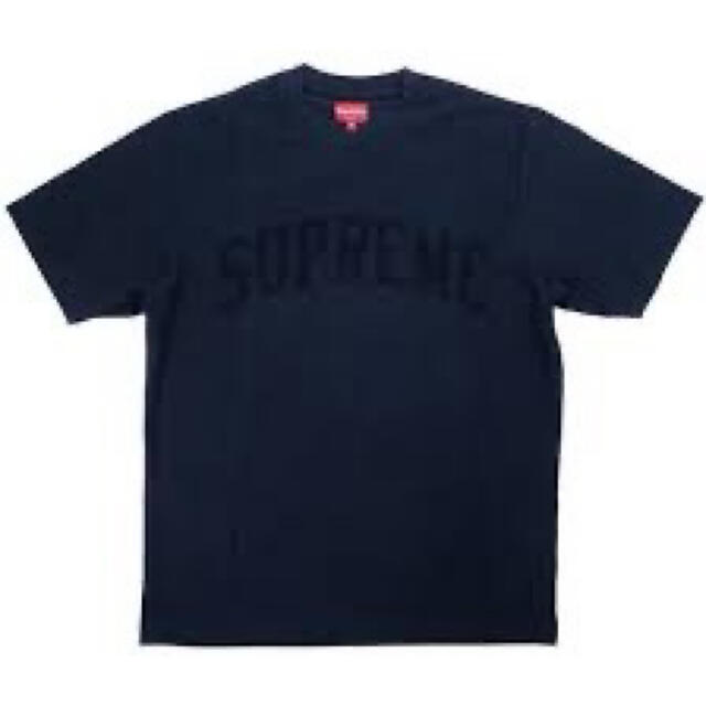 Supreme chenille arc logo Tee navy M