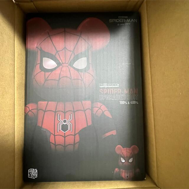 新品　BE@RBRICK SPIDER-MAN UPGRADED SUIT