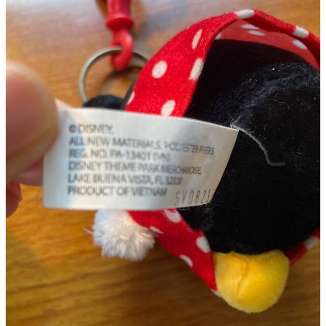 ミニーマウス(ミニーマウス)のミニーマウス　マスコットキーホルダー　LAディズニーランドで購入 エンタメ/ホビーのおもちゃ/ぬいぐるみ(キャラクターグッズ)の商品写真