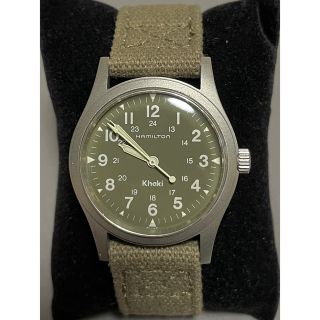 ハミルトン(Hamilton)の美品 hamilton khaki 9415A 手巻き ハミルトン カーキ(腕時計(アナログ))