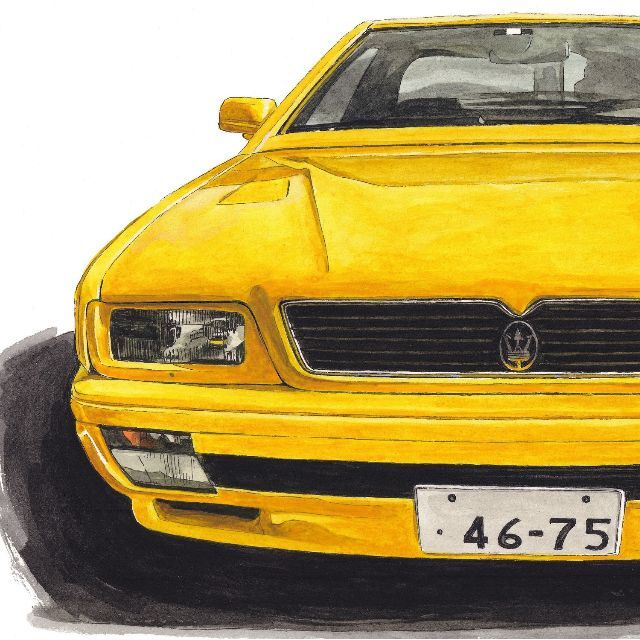 GC-260BMW3.0csi/2002限定版画 直筆サイン額装●作家 平右ヱ門