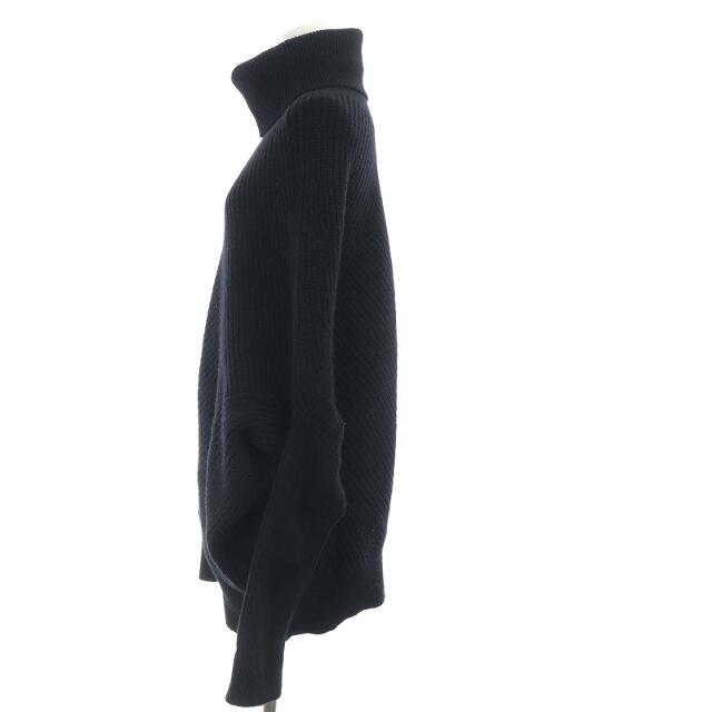 アパルトモン ドゥーズィエムクラス タートルネック 長袖 ニット セーター 黒845cm裾幅