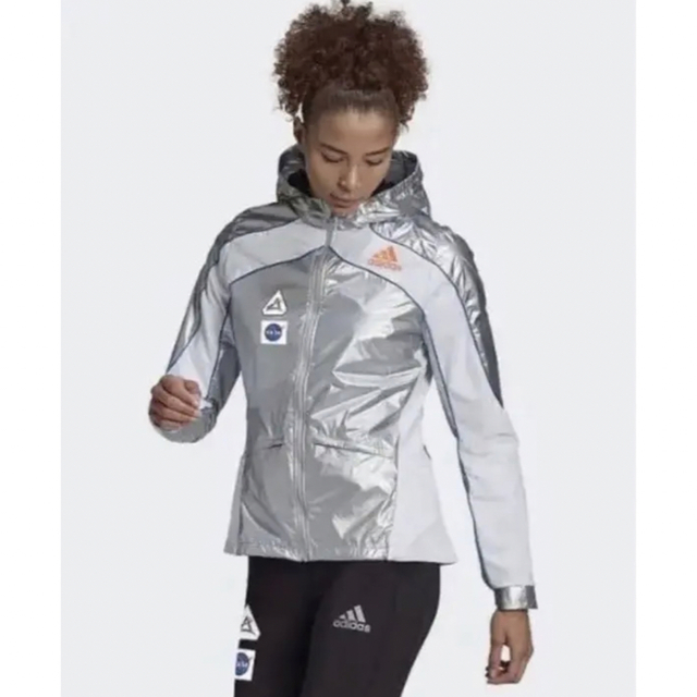 adidas(アディダス)の新品　adidas アディダス　フルジップランキングジャケット　NASA レディースのジャケット/アウター(ナイロンジャケット)の商品写真