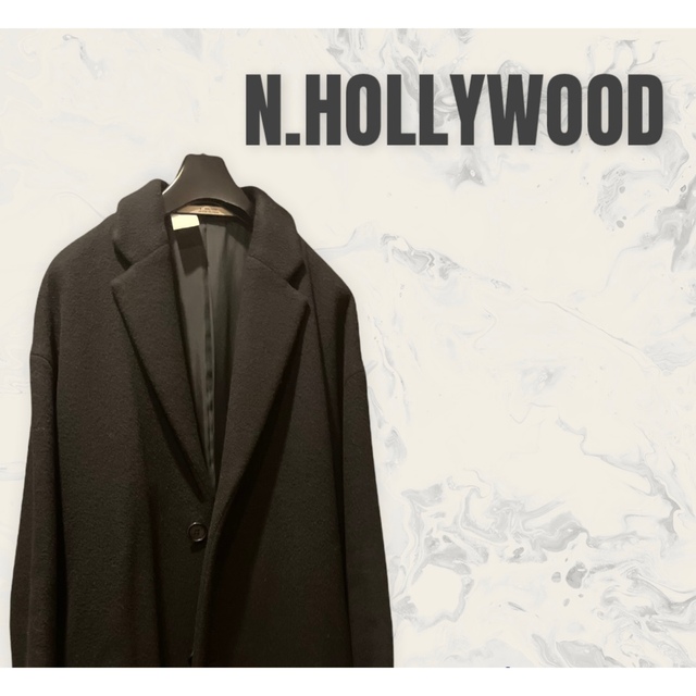 N.HOOLYWOOD   エヌハリウッドN.hollywoodチェスターコート黒