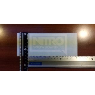 NITRO snowboards ナイトロ  2  カッティングステッカー(その他)
