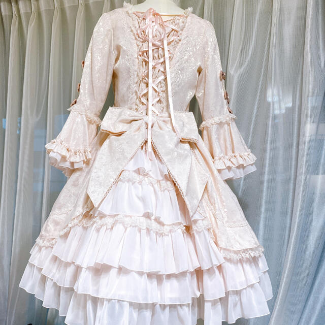 Angelic Pretty(アンジェリックプリティー)のAngelic Pretty ヴィクトリアプリンセスワンピース　ボンネット レディースのレディース その他(セット/コーデ)の商品写真