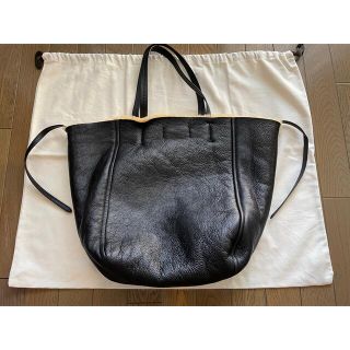 セリーヌ(celine)の【美品】セリーヌ CELINE ムートン カバ　ブラック(トートバッグ)