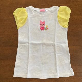 ミキハウス(mikihouse)のミキハウス 半袖Tシャツ 120 刺繍 花柄(Tシャツ/カットソー)