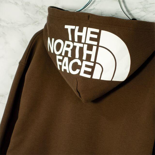 THE NORTH FACE(ザノースフェイス)の専用◆ノースフェイス　フードロゴパーカー　メンズ　ブラウン　UK L メンズのトップス(パーカー)の商品写真