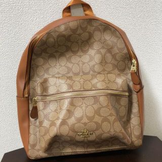 コーチ(COACH)のCOACH コーチ　リュックサックブラウン　F58314(リュック/バックパック)