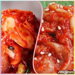 韓国　白菜キムチ&チャンジャ(漬物)