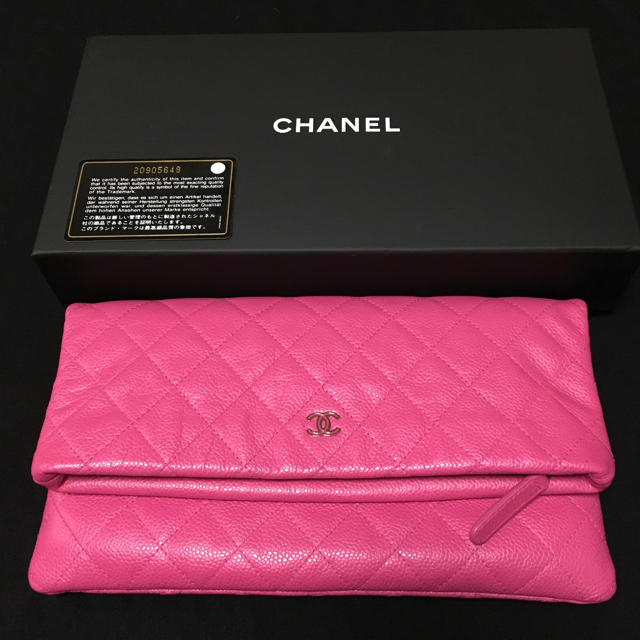 CHANEL(シャネル)のみかん様専用☆高島屋購入 シャネル キャビアスキンクラッチバッグ レディースのバッグ(クラッチバッグ)の商品写真