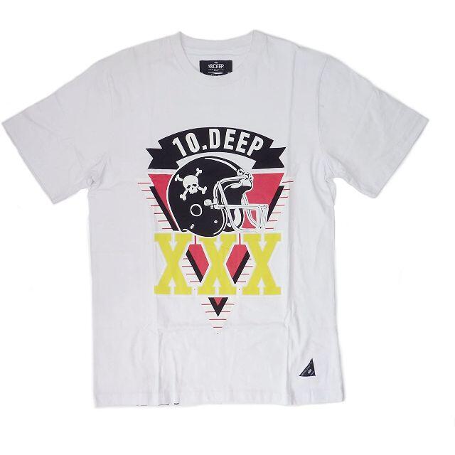 10 DEEP テンディープ XXXロゴ 半袖 Tシャツ ホワイト L