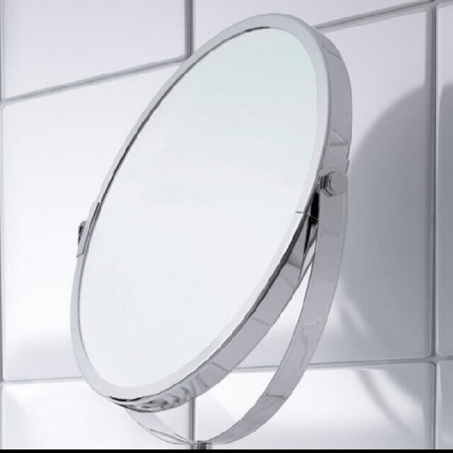 IKEA(イケア)のイケア　新品　卓上ミラー　両面鏡(防水仕様で便利♪ レディースのファッション小物(ミラー)の商品写真
