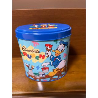 ディズニー(Disney)の【缶】東京ディズニーランド　 チョコレートクランチ缶　ドナルドダック(キャラクターグッズ)